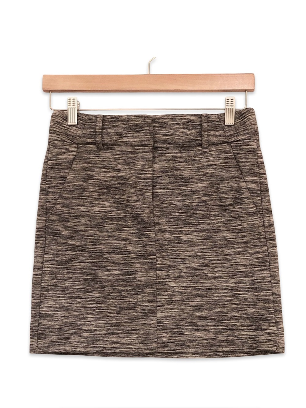 Loft heather gray mini skirt Size 0 Work skirt Business Casual skirt Office